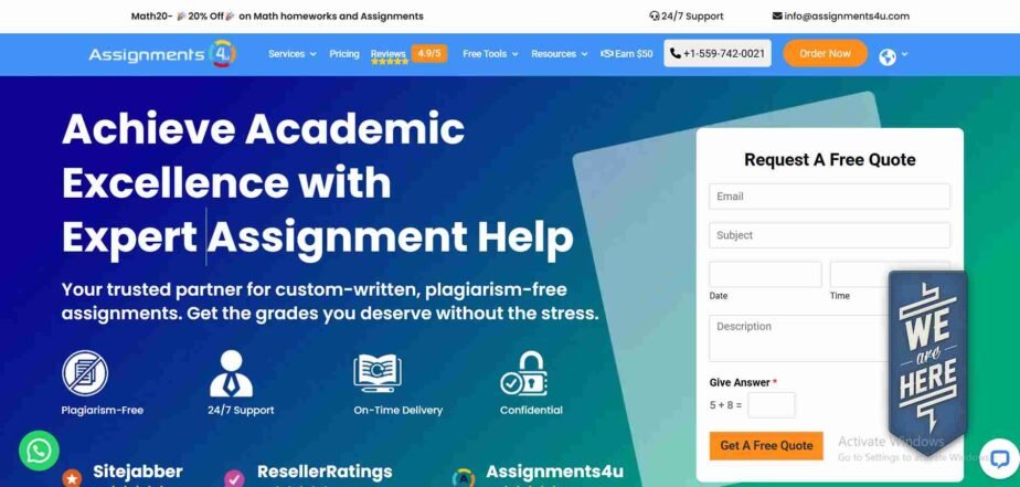 Assignments4U.com Review: Your Premier Partner for Academic Excellence