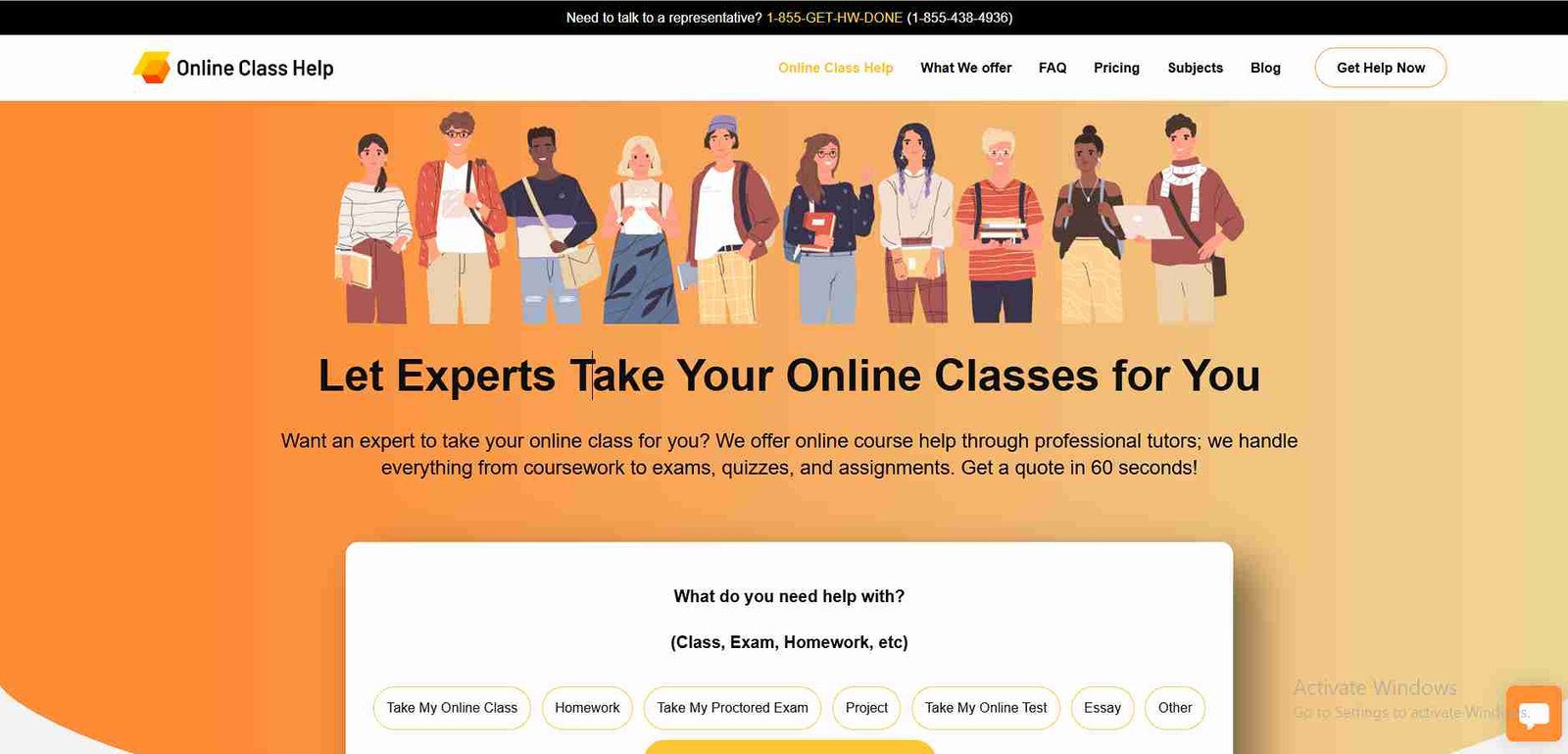 OnlineClassHelp other