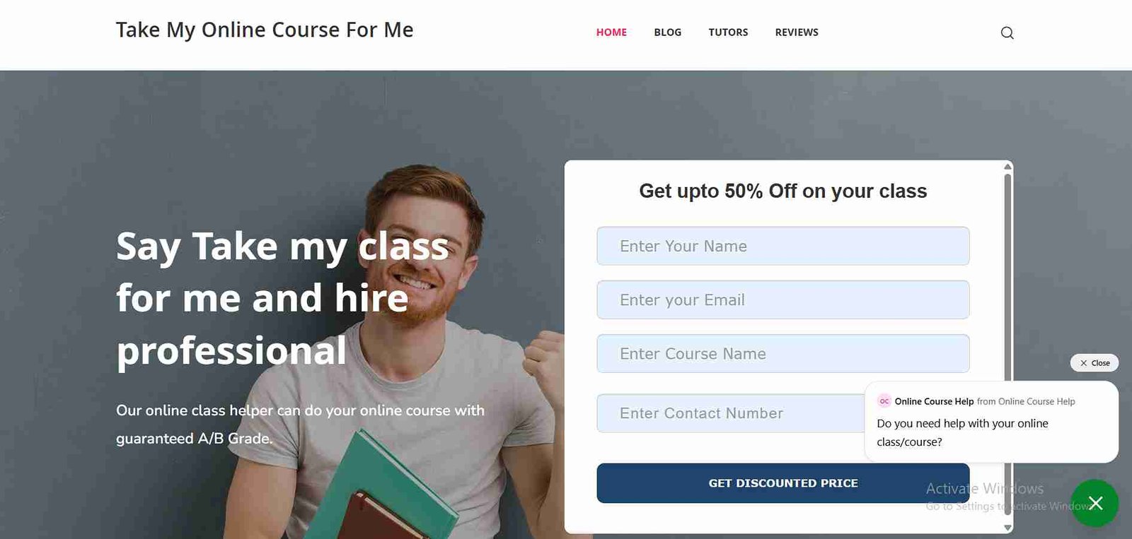 TakeMyOnlineCourseforMe.com Review: Slick Promises, Shaky Results